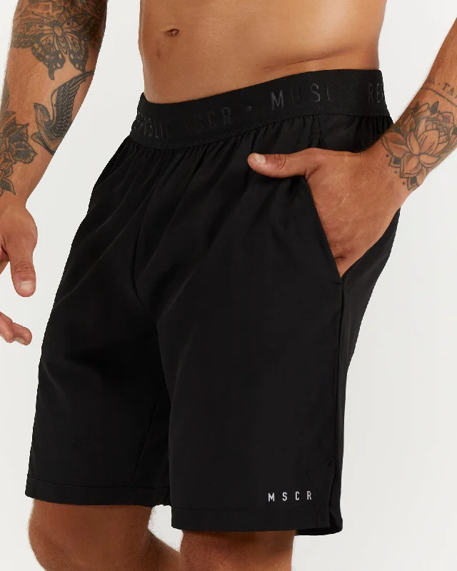 MAX VO2 SHORTS 8"" - BLACK