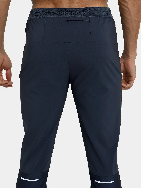 Sprint Running Trackpant For Men With Side & Back Zip Pockets