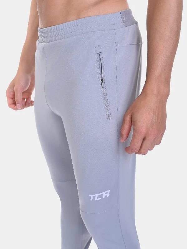 Thermal Cycling Trackpant For Men With Brushed Inner Fabric & Side Zip Pockets