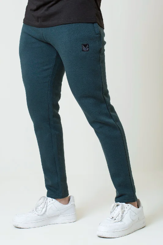 Block Logo Terry Trouser - Teal