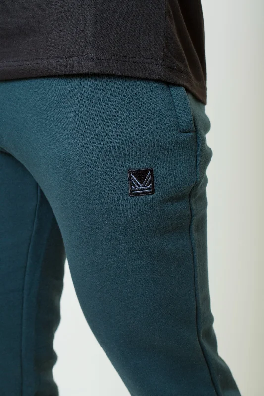 Block Logo Terry Trouser - Teal