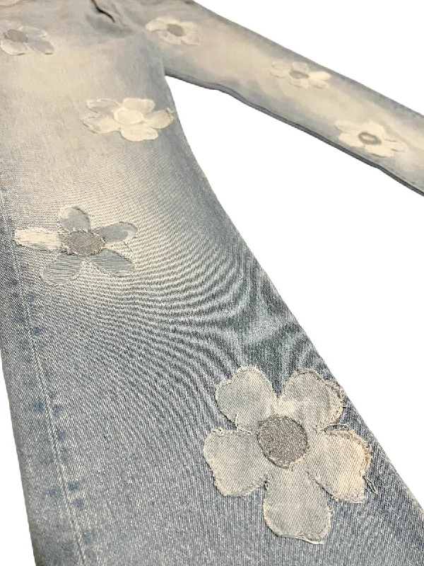 Denim Floral Lyfestyle Jeans