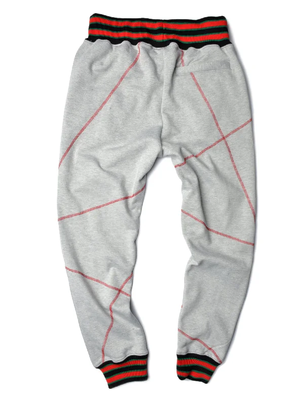 FTP Original '92 ""Frankenstein"" Stitched Sweatpants MDH Grey/Red