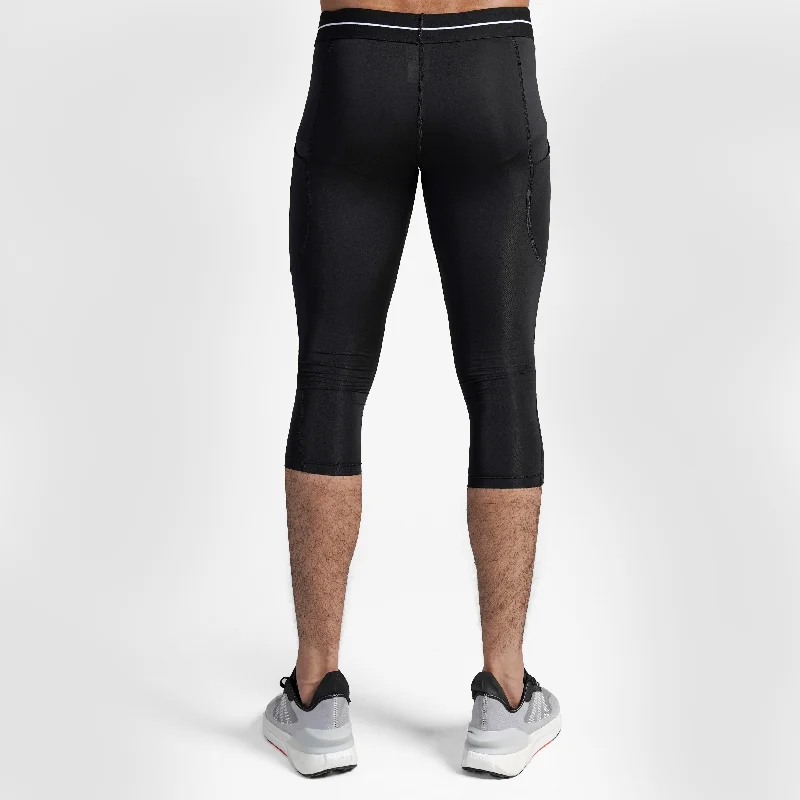 GA Compression 3/4 Pants (Black)