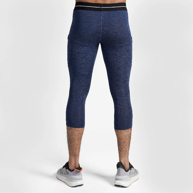 GA Compression 3/4 Pants (Navy)