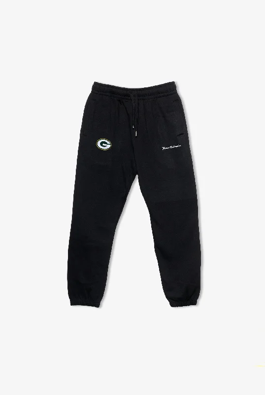 Green Bay Packers Logo Heavyweight Jogger - Black