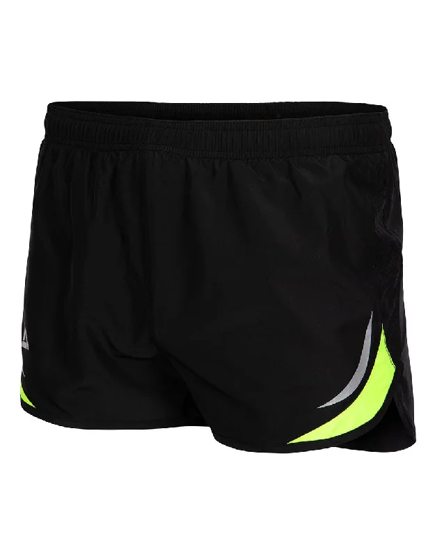 Herren Funktions Laufshorts Comfort Line Schwarz Neon