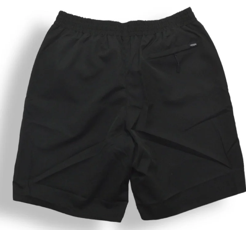 Hudson Nylon 3 Zipper Shorts (Black)