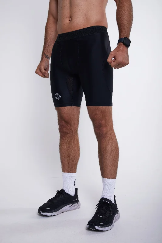 Hybrid Performance Compression Shorts - Black