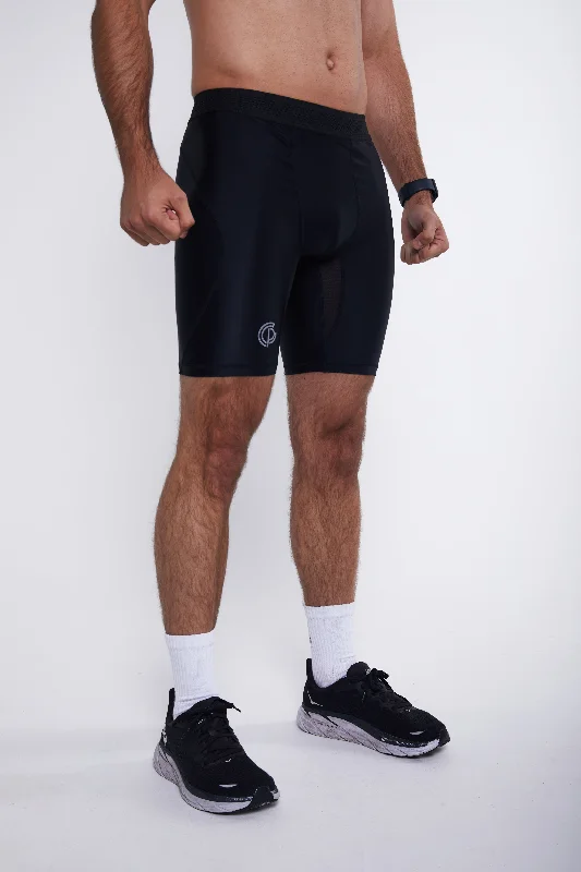 Hybrid Performance Compression Shorts - Black