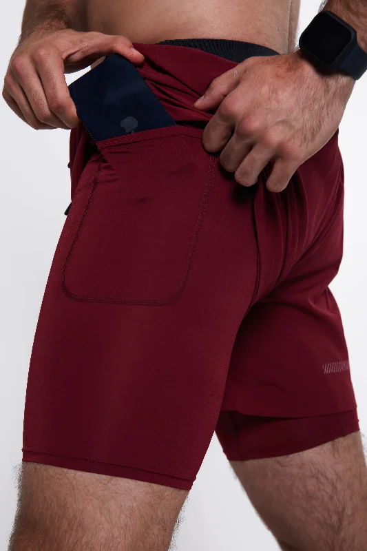 Hybrid Performance Shorts - Red