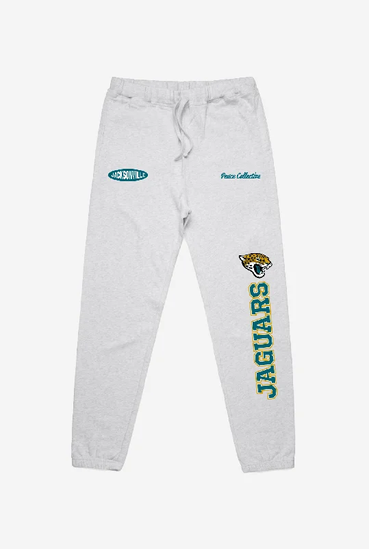 Jacksonville Jaguars Washed Graphic Joggers - Ash