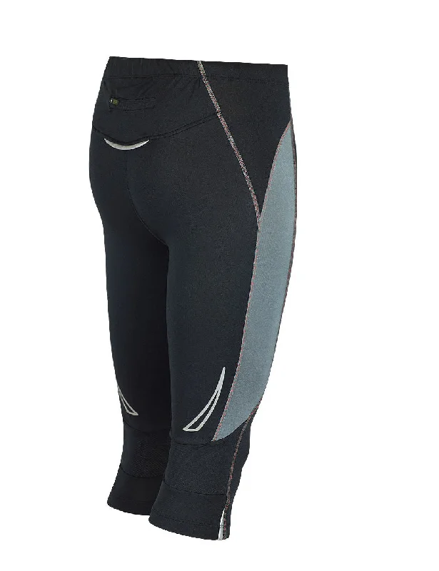 Lauftight 3-4 Lang Pro Air Schwarz Grau