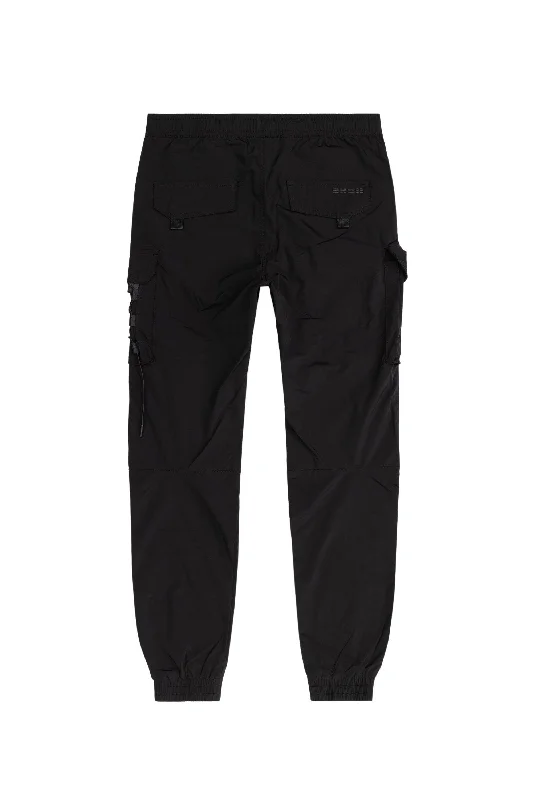 Mixed Media Utility Pant - Black