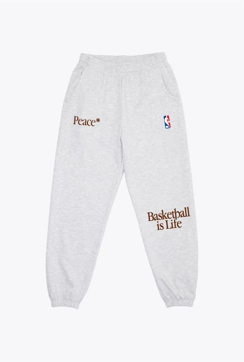 NBA x Shoot For Peace SuperHeavy™️ Jogger - Ash Grey