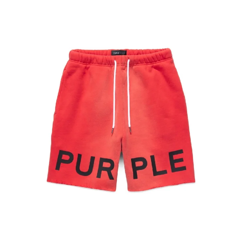 Purple Brand French Terry Red Short