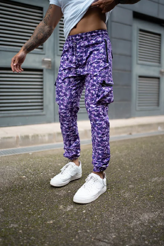 Raptor Cargo Pants - Purple Camo