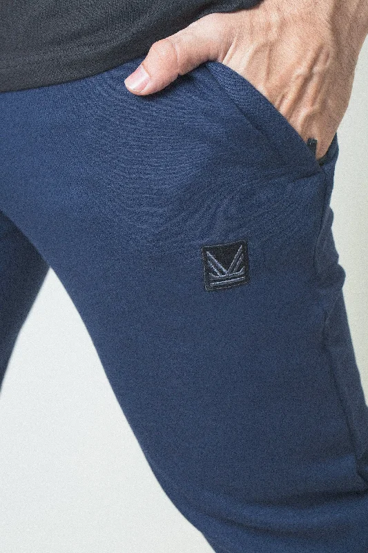 Block Logo Terry Trouser - Navy