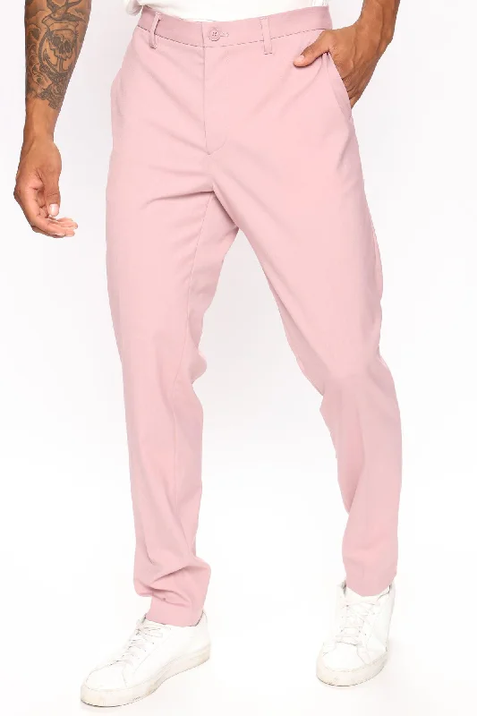 The Modern Stretch Slim Trouser - Mauve