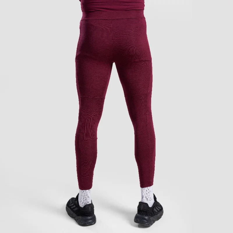 Ultimate Compression Pants (Maroon)