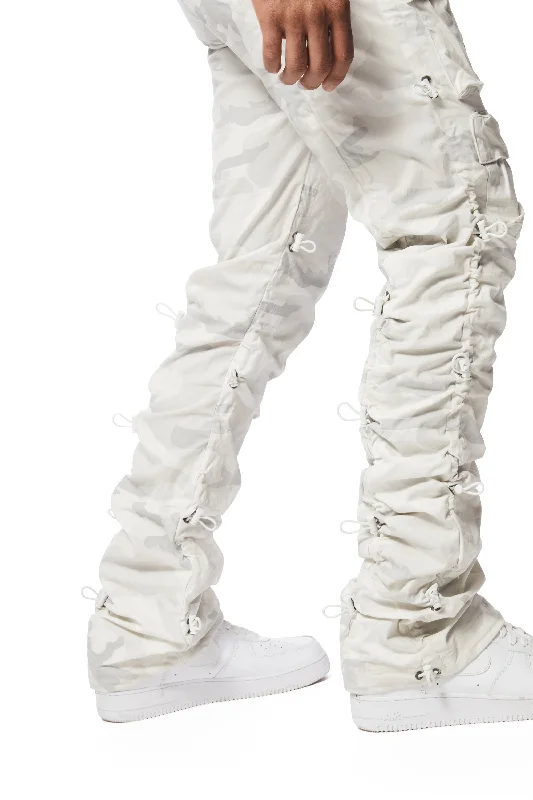 Utility Bungee Twill Pants - White Camo