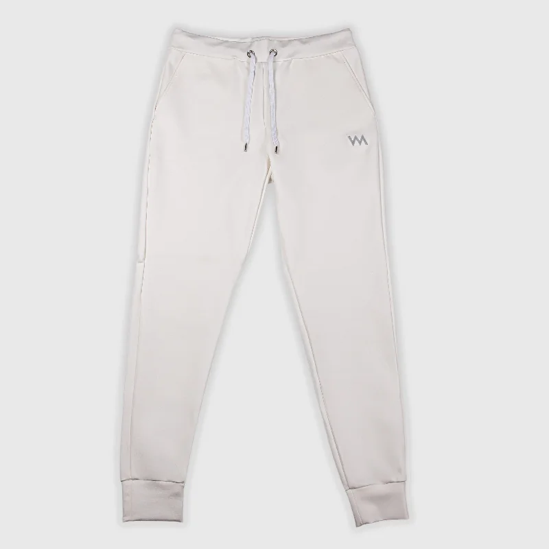 TRACK PANTS MEN - WHITE CREAM