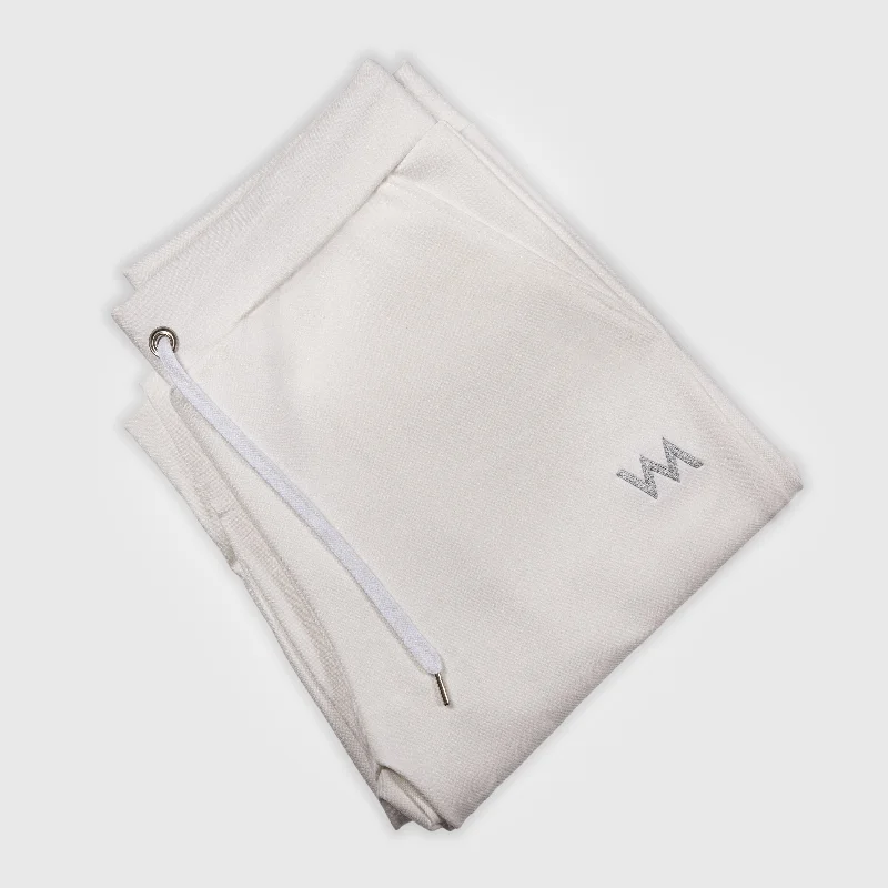 TRACK PANTS MEN - WHITE CREAM