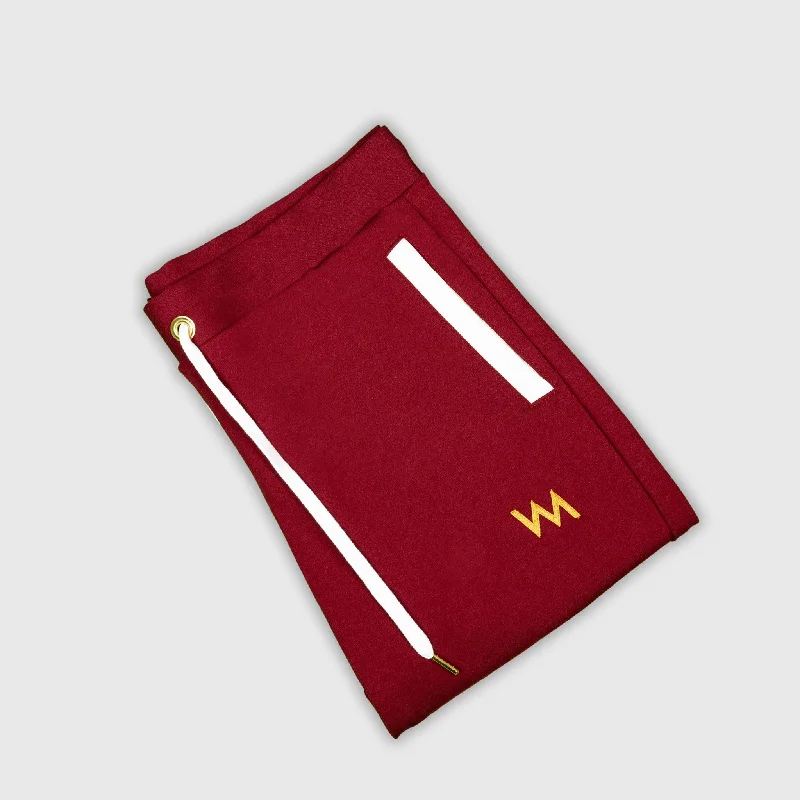 TRACK PANTS MEN - BURGUNDY