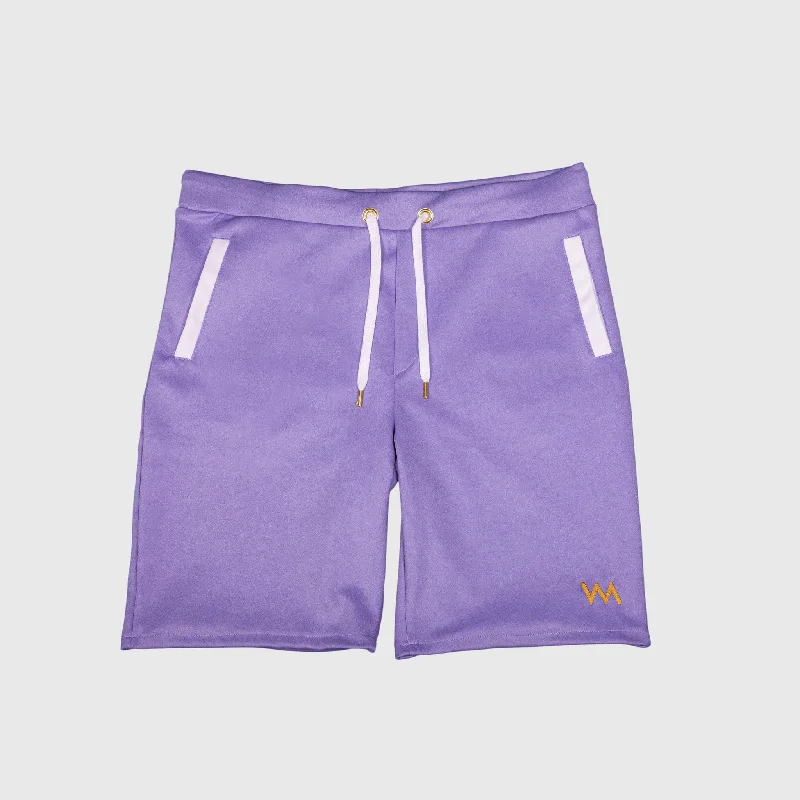 TRACK SHORTS MEN - LIGHT PURPLE