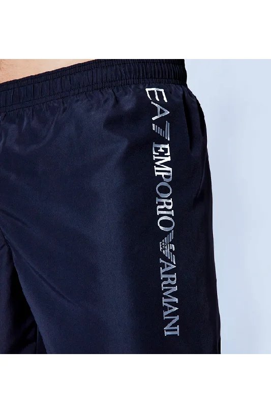 Armani EA7 Side Logo Swim Shorts Navy