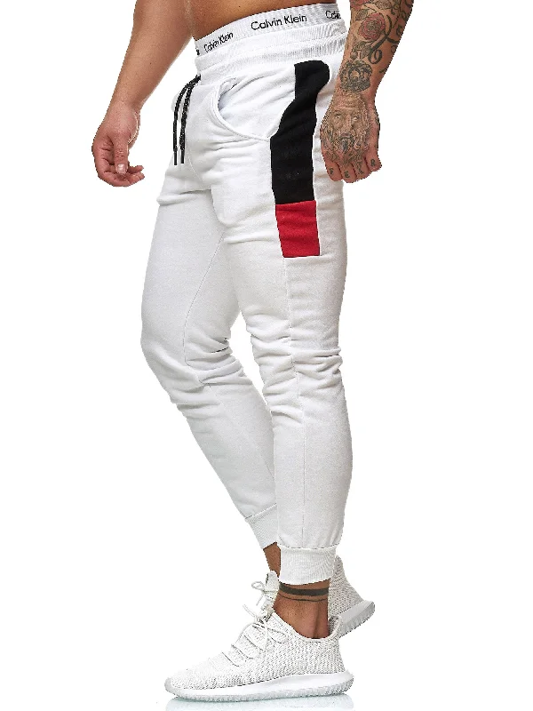 Doms Sweatpants Joggers - White X0009D