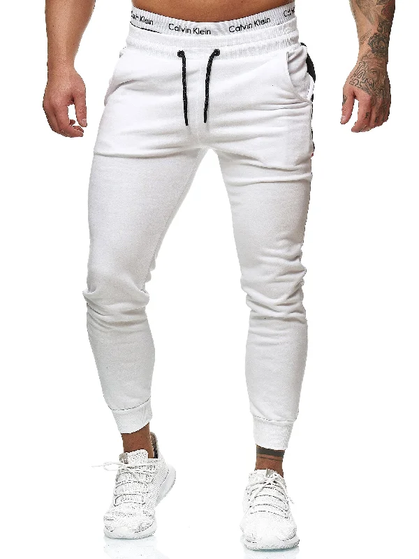 Doms Sweatpants Joggers - White X0009D