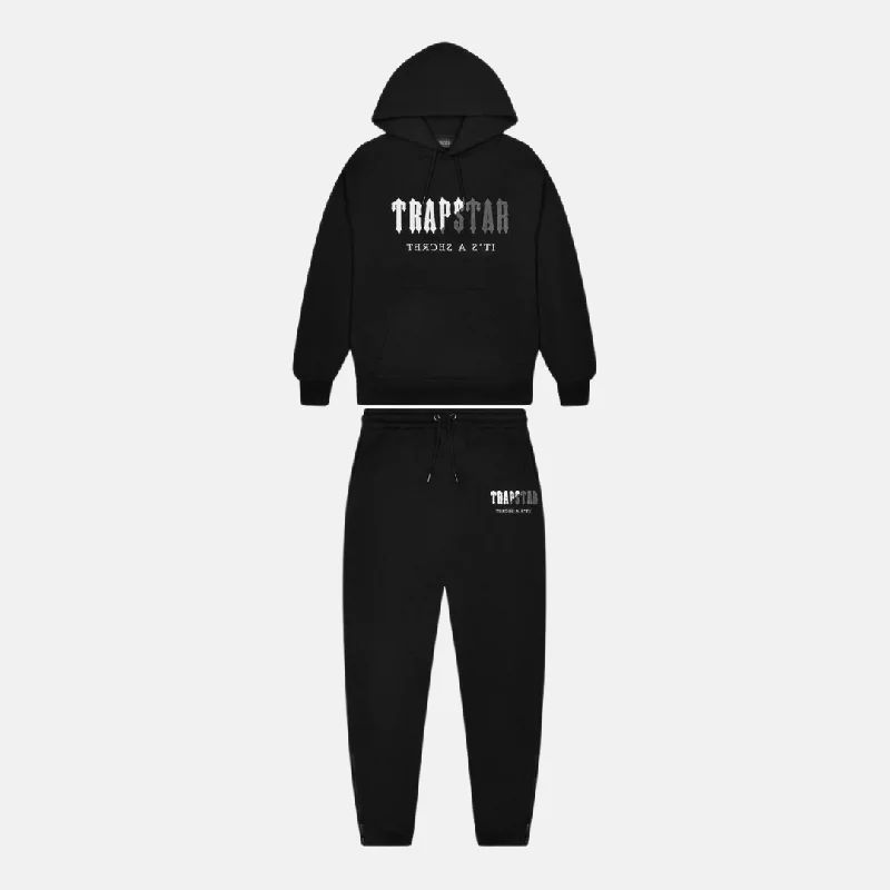 Trapstar Chenille Decoded Tracksuit - Black/White/Grey