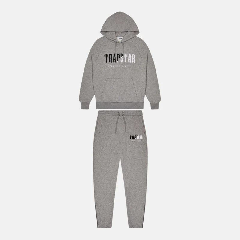 Trapstar Chenille Decoded Tracksuit - Grey/Black/White