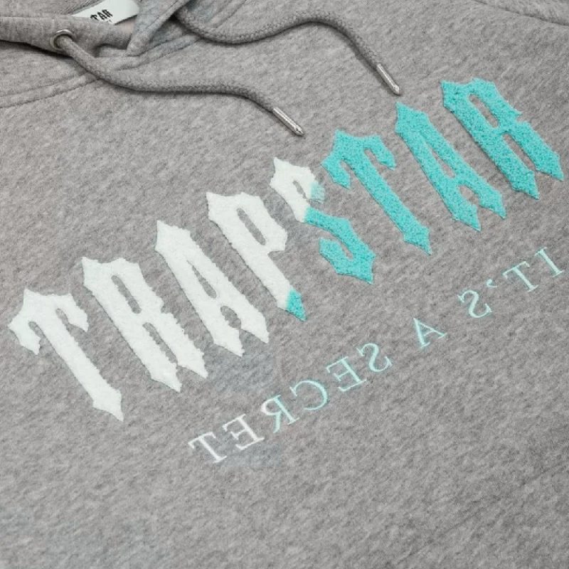 Trapstar Chenille Decoded Tracksuit - Grey/Teal Edition